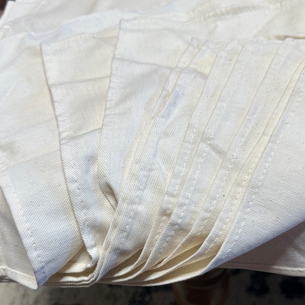 Elegant Cream Fabric Napkins